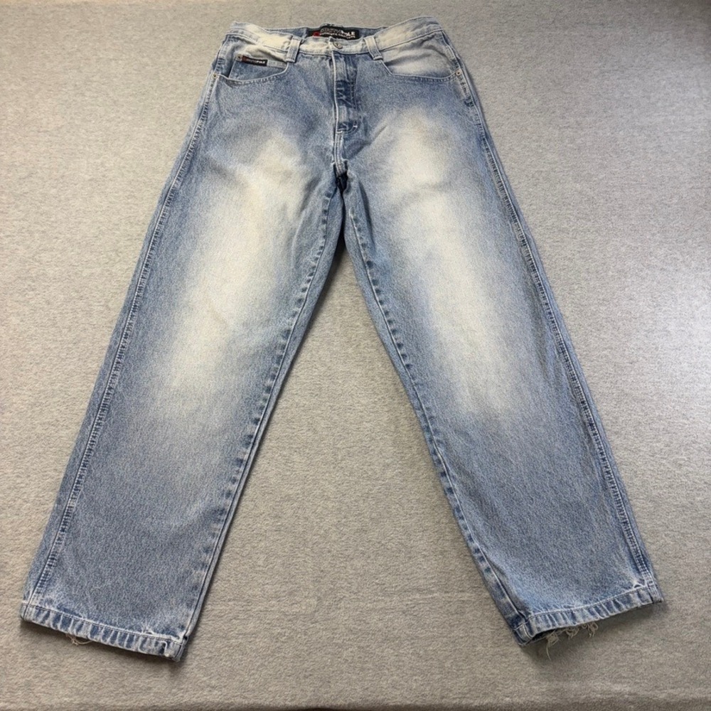 Vintage Southpole Jeans Mens 32X31 Blue Baggy Straight Streetwear RN82628